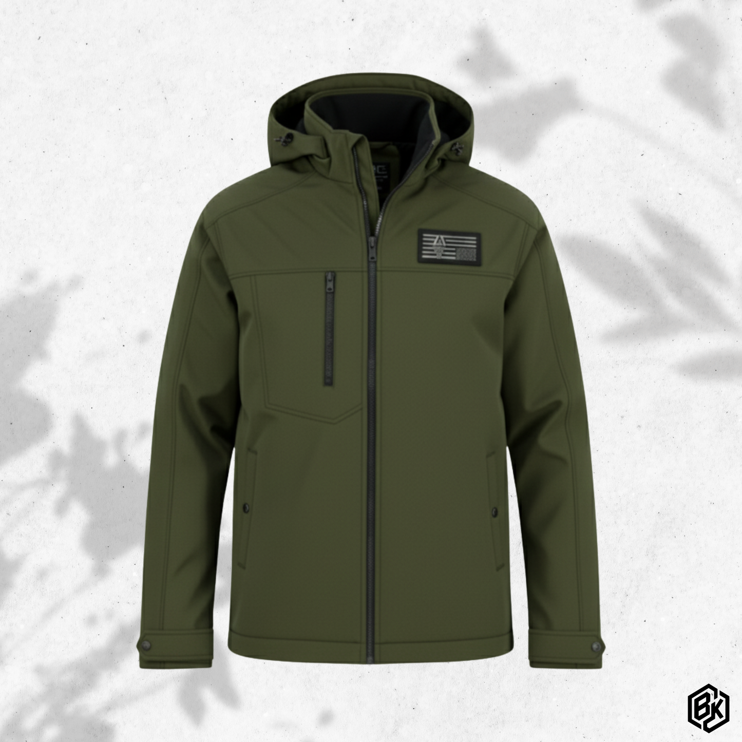 Olive Essential Hoodie | HD-245