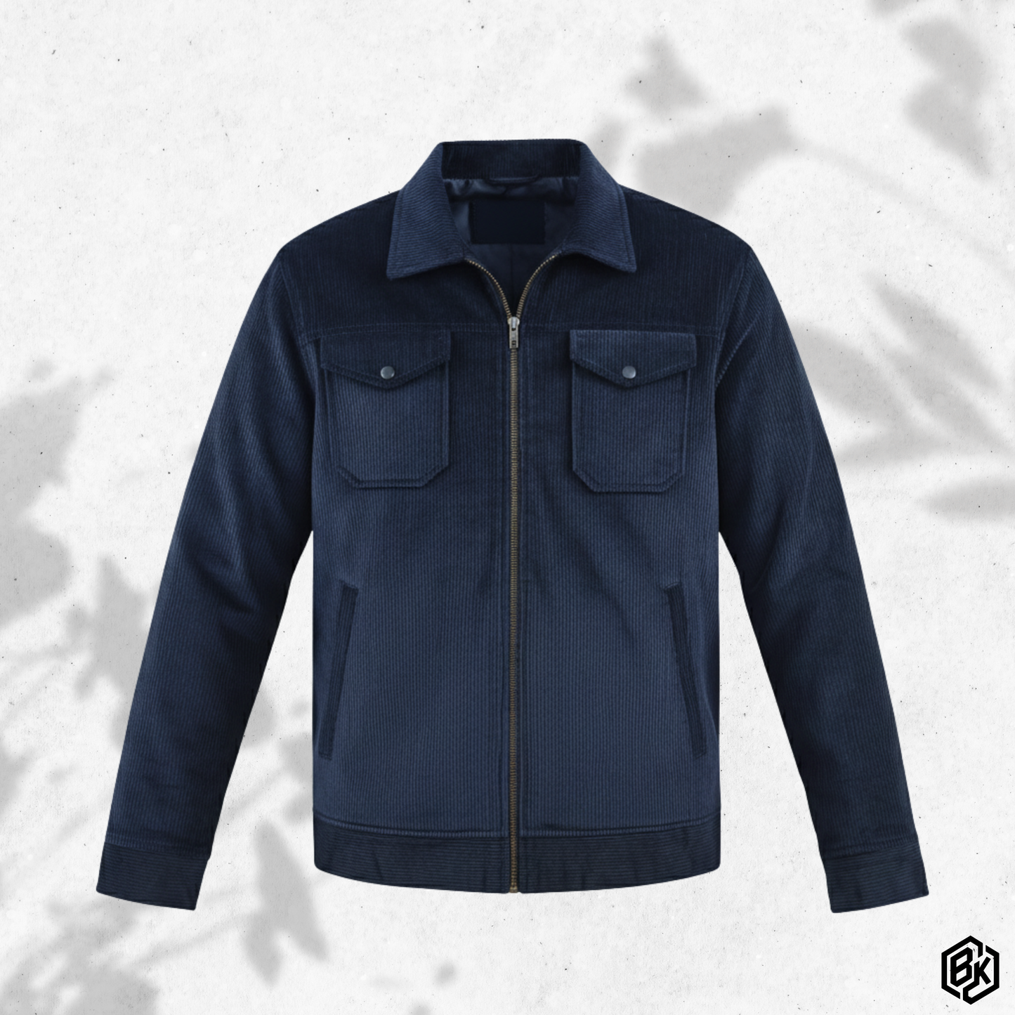 Men’s Corduroy Jacket in Navy Blue | CD-830