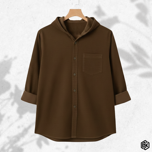 Espresso Luxe Hoodie Shirt | CD-004