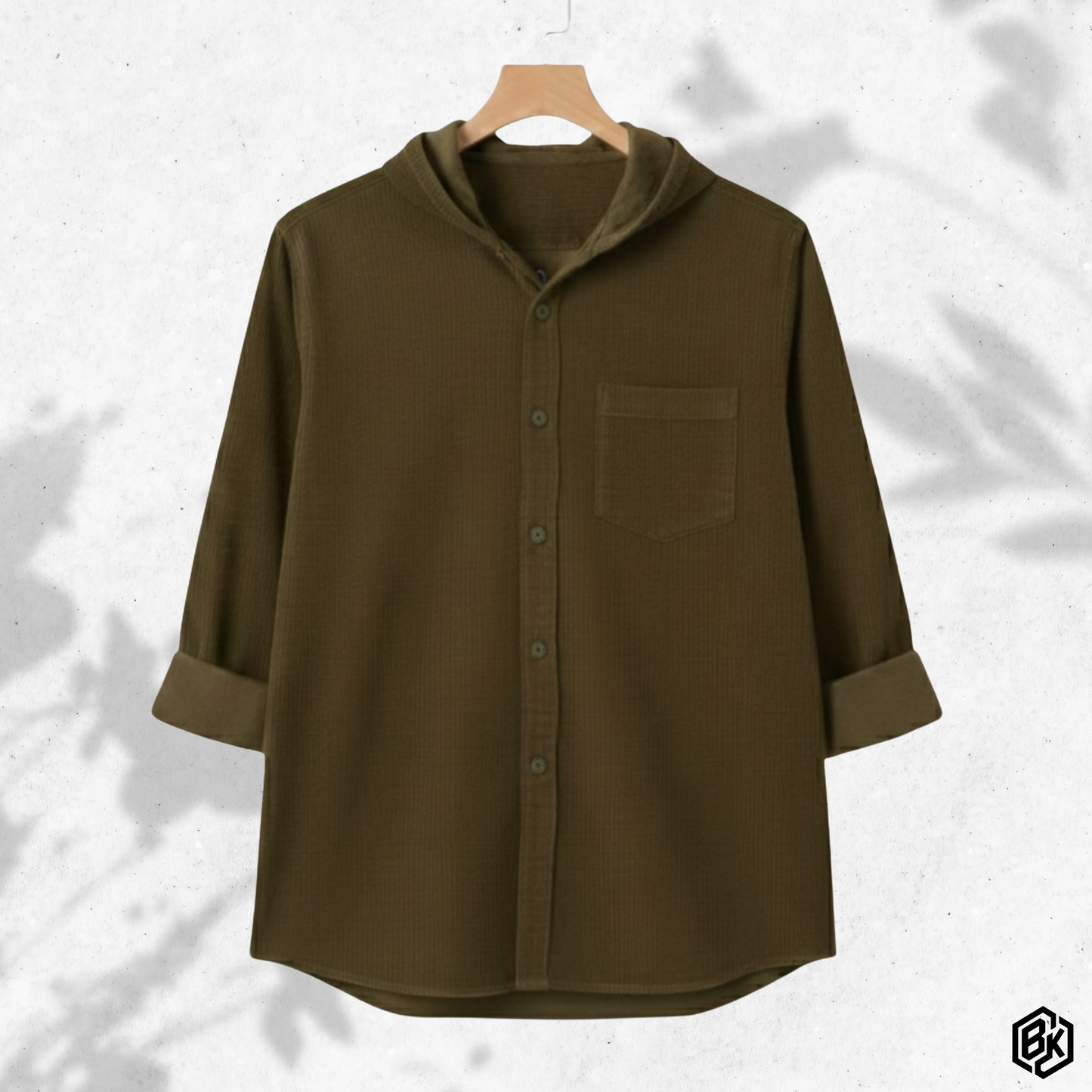 Earthtone Luxe Hoodie Shirt | CD-002