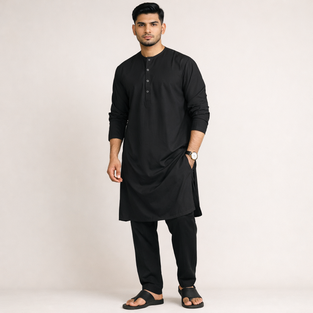 Midnight Classic – 90s Panjabi Set |P-001