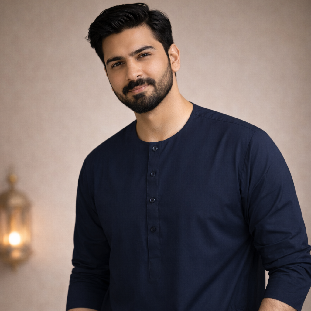 Deep Ocean–90s Panjabi Set |P-0011