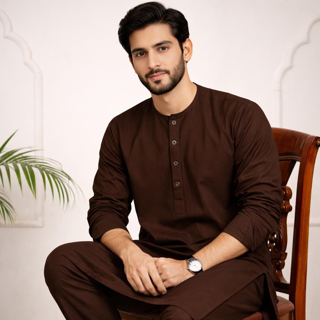 Café Royal – 90s Panjabi Set |P-003