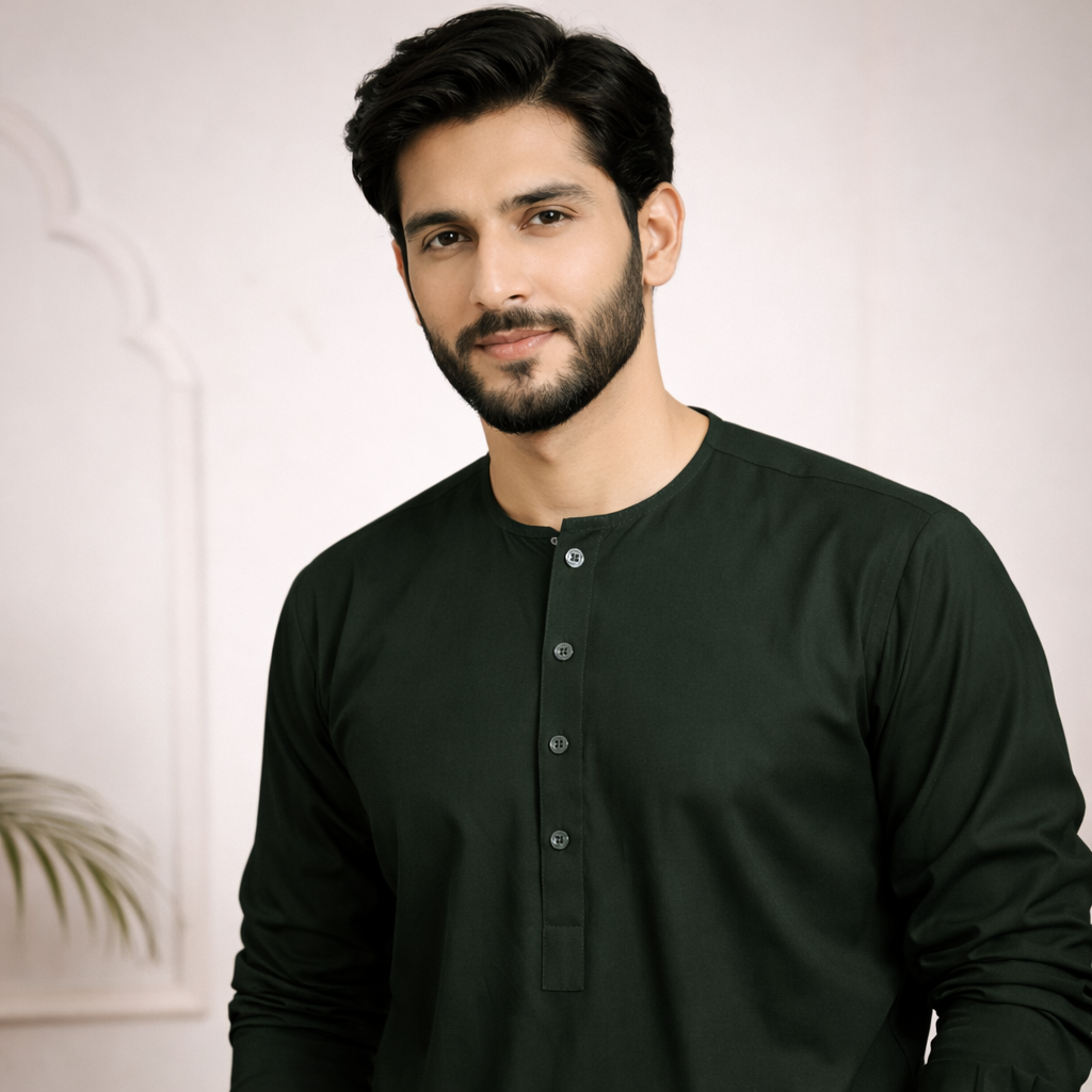 Vintage Bottle – 90s Panjabi Set  |P-0010