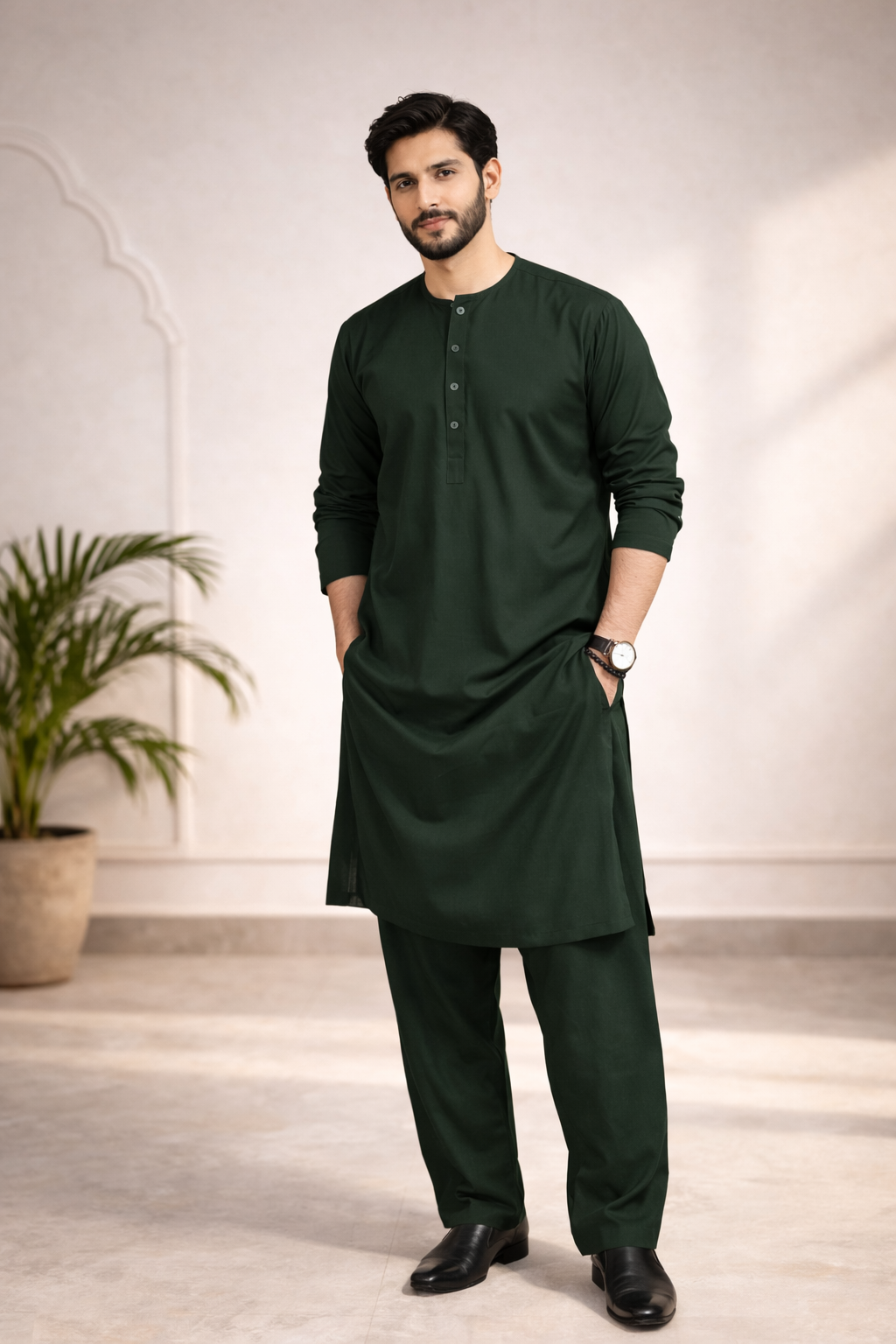 Vintage Bottle – 90s Panjabi Set  |P-0010