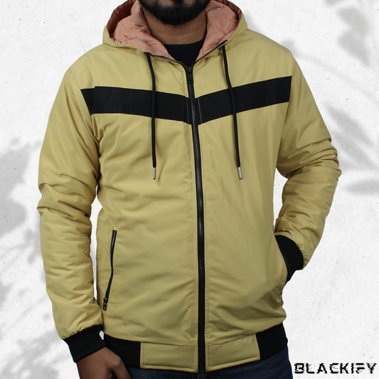 Yellow Hoodie Suskin Jacket
