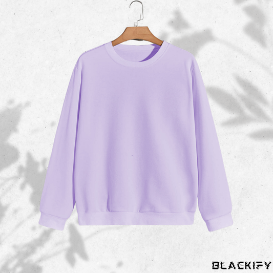 Plum Essence Purple Sweat Tee Drop Shoulder