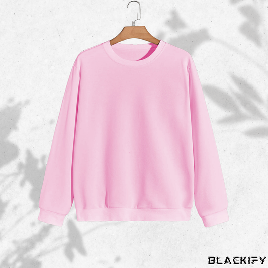 Sweet Blush Baby Pink Sweat Tee Drop Shoulder