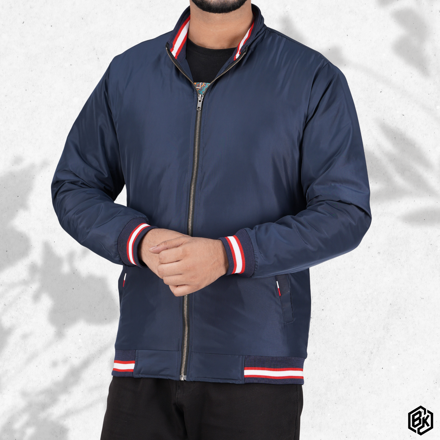 Midnight Blue Rib Jacket | RP-310
