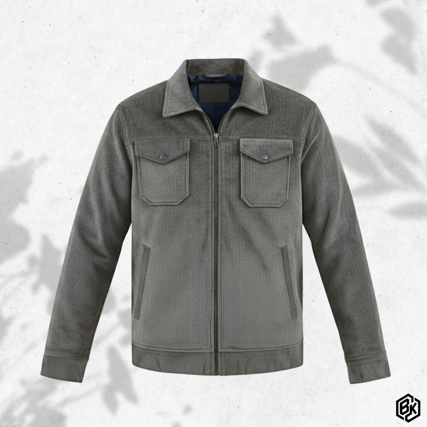 Men’s Corduroy Jacket in Ash Grey | CD-840