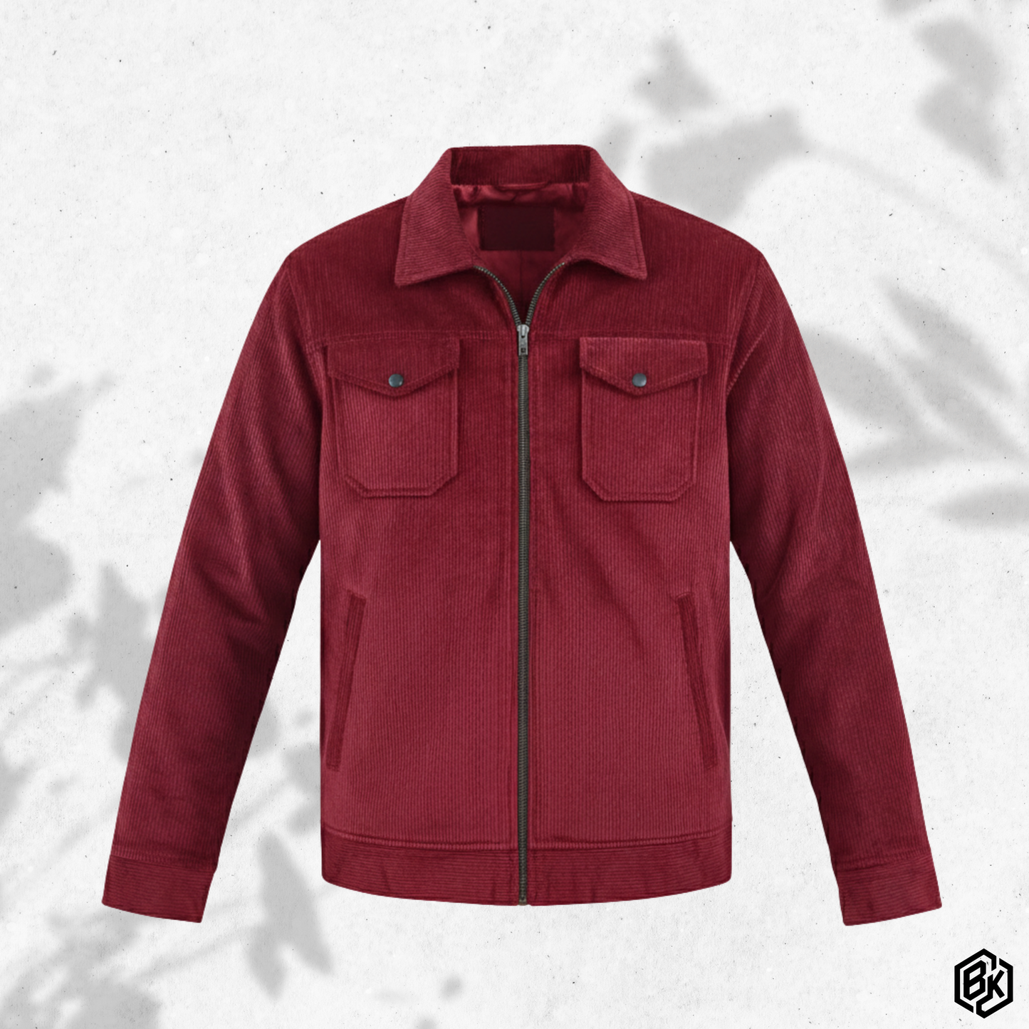 Men’s Corduroy Jacket in Red | CD-815
