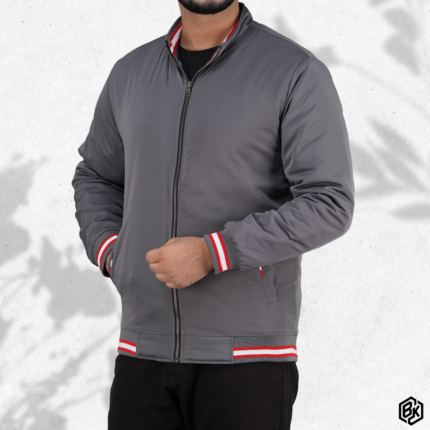 Charcoal Rib Luxe Highneck | RP-340